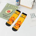thumbnail image 7 of Fuzoiu Happy Halloween1 Print Adult Socks, Crew Moisture-wicking Socks, Unisex Cushion Crew Socks,Casual Sports Ankle Socks, 7 of 7