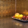 thumbnail image 3 of FASÄDE 18in x 24in Miniquattro Polished Copper Backsplash Panel (5 Pack), 3 of 6