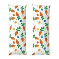 thumbnail image 1 of Balery Cute Carrot Funda Protectora para Almohada Corporal de Algodón Hipoalergénico con Cierre(55 x 21 pulgadas), Almohadas No Incluidas, 1 of 7