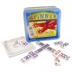 thumbnail image 1 of Game Spinner Wild Dominoes University Games Travel Tin, 1 of 4