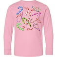 thumbnail image 3 of Inktastic Candy Cane Party Long Sleeve Youth T-Shirt, 3 of 5