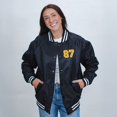 thumbnail image 3 of Taylor's Fianc&eacute; Number 87 Front And Back - Womens Bomber Jacket, 3 of 4