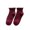 Wine, variant on Voska Women's Soft Ruffle Lace Ankle Socks Breathable Stretchy Fashion Casual Daily Wear Coffee One Size