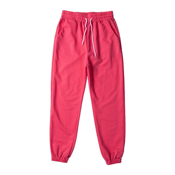 WSEVYPO Women's Juniors Soft Jogger Pants Drawstring Pockets - Walmart.com