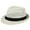 Beige, variant on POIUYTR Straw Trilby Fedora Hat for Men Short Brim Panama Cap Men Summer Straw Sun Hat