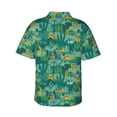 thumbnail image 3 of Picia Jungle Leopard Gentle Cotton Regular Fit Short Sleeve Casual Hawaiian Shirt for Men-Small, 3 of 9