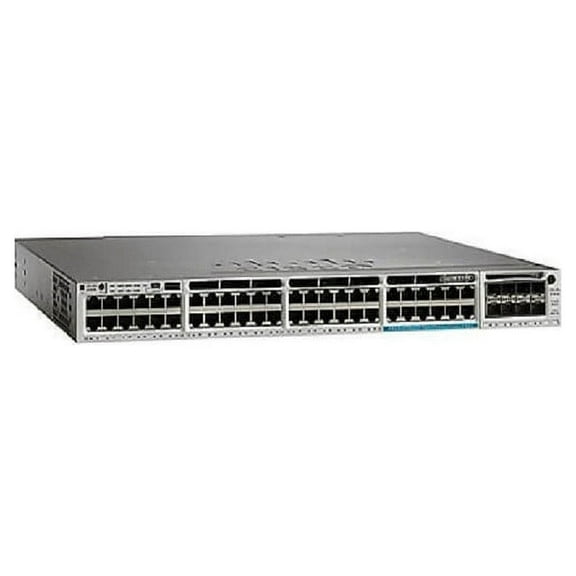 Pre-Owned Used Cisco WS-C3850-12X48U-L Catalyst 3850-48U-L 48-Ports 10/100/1000Base-T RJ-45 UPoE Twisted Pair Manageable Layer3 Rack-mountable 1U Stackable Switch 1 Year Warranty