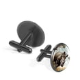 thumbnail image 2 of Rhino Elegant Mens Cufflinks Set for formal wear Made of Stainless Steel, Ideal for Any Occasion, 2 of 6