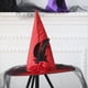 thumbnail image 3 of Sombrero de bruja de Halloween para fiesta, sombreros de bruja, sombreros de bruja para mujer con rosas y plumas, 3 of 5