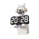thumbnail image 5 of Reloj despertador digital con diseño de astronauta, estatua de resina, multifuncional. azul claro, 5 of 9