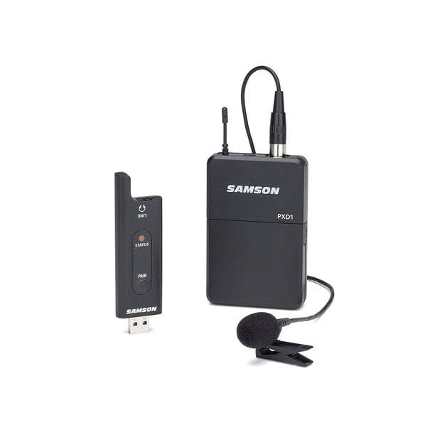 Samson Xpd2 Lavalier Sistema Inalámbrico Digital Usb Con Micrófono Lavalier Y Receptor Usb Funciona Con Ordenadores Y Sistemas Pa Portátiles Samson Expedition