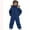 Blue, variant on REDARER Boys Ski Snowsuit Insulated Windproof Romper for Winter Outdoor Ice Skating Warm Playwear,8-9 Years
