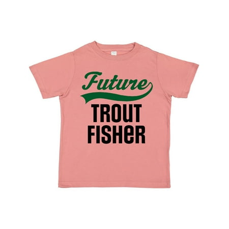 

Inktastic Fishing Future Trout Fisher Gift Toddler Boy or Toddler Girl T-Shirt