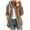 Khaki, variant on Winter Coats for Womens Plus Size Jacket Long Sleeve Hoodies Cardigan Sweatshirts Open Front Lapel Outerwearswinter Coats for Women 2023 Blue,XL