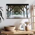 thumbnail image 3 of Elephant Stock Wrightsville Crystal Pier Wall Art - Horizontal Canvas Wall Art - Living Room Wall Decor - Nautical Canvas - Gray And Blue Decor - 24" x 16", 3 of 8