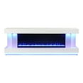 thumbnail image 6 of Furniture of America Turna I TV Stand for TV‘s up to 65" with Electric Fire Place, White, 6 of 21
