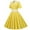 Yellow Womens Summer Dress, variant on USSUMA Womens Midi Sundresses Summer Casual Sleeveless 1950s Retro Rockabilly Dresses Ladies Plus Size 50's 60's Party Costume Gown V Neck Sun Dress Beach Vacation Party Female