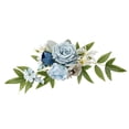 thumbnail image 3 of PEW Flores Flores Artificiales Luz Lujo Elegante Colores Silla Respaldo Flor para B, 3 of 9