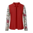 thumbnail image 5 of LOVZFMLL Vestes pour Femmes, Imprimé Dentelle, Mode Décontractée, Cardigan à Manches Longues, 5 of 5