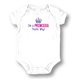 thumbnail image 1 of LA Imprints Mameluco de actitud para bebé unisex - M - Princesa por eso LA Imprints LI6028-M, 1 of 1