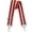 Silver Hardware-Black white red, variant on CAILDANL Purse Strap Adjustable Replacement Crossbody 1.5" Wide Shoulder Straps Silver Hardware Bag Strap Guitar Strap for Canvas Purses Messenger Handbags…