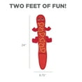 thumbnail image 3 of Outward Hound Fire Biterz Lizard Plush Interactive Dog Toy, Red, Large, 3 of 5