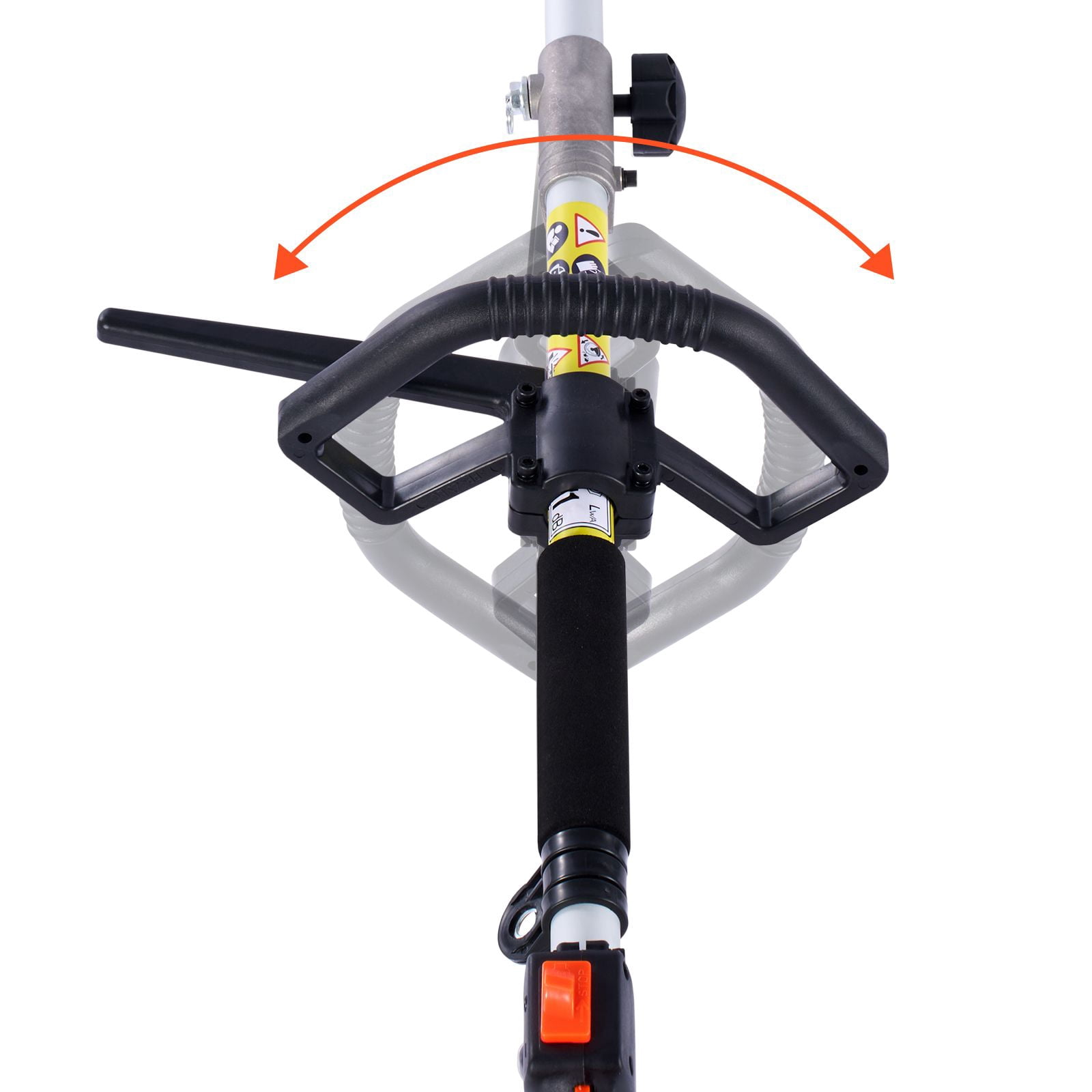 Dranite 26cc 4-in-1 Gas Powered Multi-Tool Hedge Trimmer, String Trimmer, Edger & Brush Cutter with Full Protective Gear for Lawn & Garden Maintenance