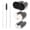 600 PCS - Black, variant on 600 PCS Eyelash Extension Supplies Kit, 200 Spoolies Mascara Wands Disposable 200 Lip Brushes 200 Micro Swabs Purple Eyelash Brushes Makeup Applicator Tool