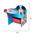 thumbnail image 7 of Disney Mickey Mouse Kids Popular 1 Piece Storage Outdoor Activity Table and Chair Set, Blue, 7 of 7
