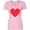 AD-Pink, variant on Inktastic Valentine's Day Red Heart Women's V-Neck T-Shirt