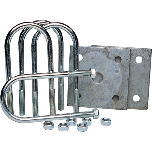 (1.34"Essieux Ronds, zinc) - Kit de Plaque de Liaison d'Essieu Tie Down Engineering