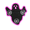 A005- Pink, variant on Solar Powered Halloween Ghost Decoration with Cups and Auto Light, 1 Piece, Green, for Car Windows, Halloween Car Decor