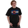 thumbnail image 4 of Colorado Mountain Pride State Flag Men's Graphic T Shirt Tees Brisco Brands L, 4 of 4