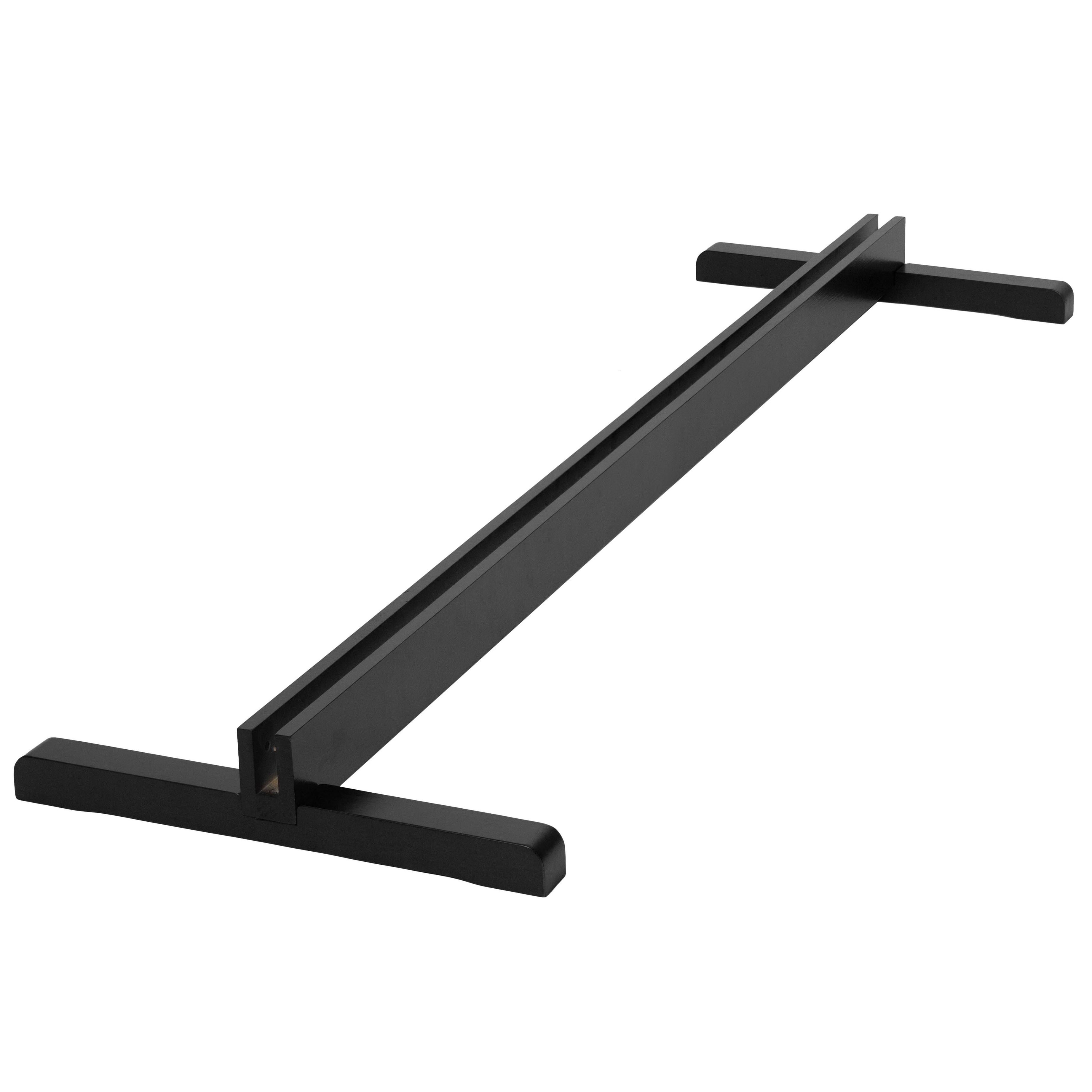 Room Divider Stand Black 4 Panel