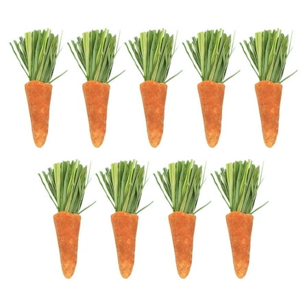 WHAMVOX Rabbit Chew Sticks Multi 2.4X0.8X0.8In Grass Carrot Synthetic Material