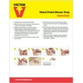 thumbnail image 3 of (2 pack) Victor Metal Pedal Mouse Trap - Snap Trap for Mice - 2 Pack, 3 of 19