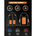 thumbnail image 5 of Orrnikko Heated Jacket for Men with 20000mAh Battery Winter Heating Coat L, 5 of 9