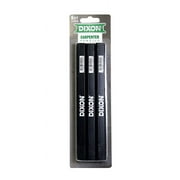 Dixon Carpenter Pencils Medium Black and Silver 6 Count 14206