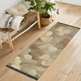 thumbnail image 6 of Brown Autumn Leaves Bedroom Runner Rug 2'x 6' Non Slip Carpet Indoor Home Area Rug Living Room, 6 of 8