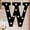W, variant on Huiyi Light Up Letters Sign, Sign Decorative LED Illuminated Letter Lights Marquee BAR Signs - Black Light Up Letters – Lighted Bar Decor
