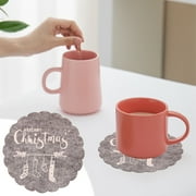 Yyuenw Christmas Wine Cup Mat Tea Cup Mat Christmas Hotel Restaurant Home Decoration Supplies Christmas Decorations Clearance Sales Today Deals Prime