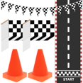 thumbnail image 1 of Set Party Supplies Windspeed Race Car, 38 unidades, bandera a cuadros, 1 of 7