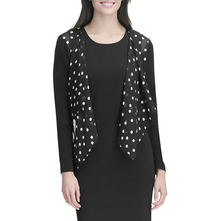 Tommy Hilfiger Womens Polka Dot Shrug Jacket;S