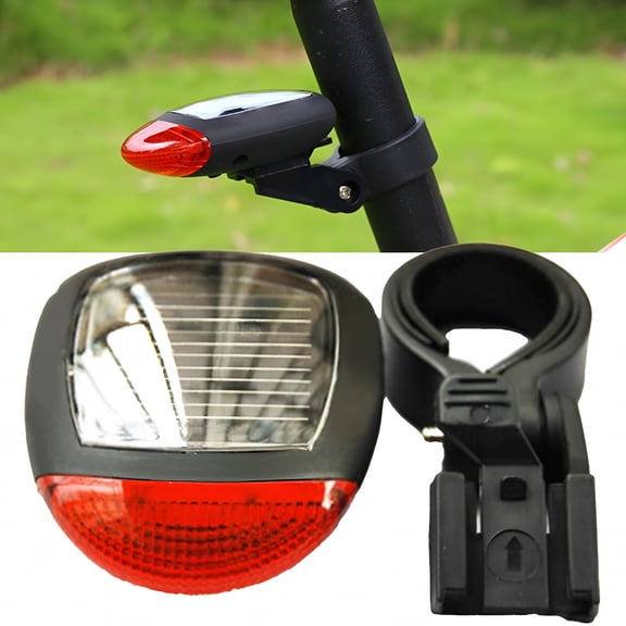 MELIVO Solar Powered Bicycle Lights Night Riding Light Accessories Lights