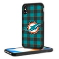 thumbnail image 3 of Miami Dolphins iPhone Rugged Plaid Design Case, 3 of 5