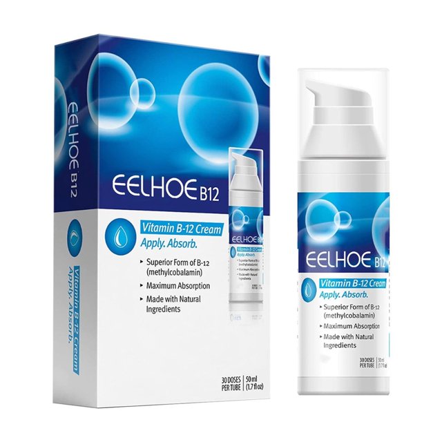 B12 Metil B-12,Metilcobalamina B12 1000 Mcg Energía,Salud y Piel,Potente B12 Tópico para la Piel - Ayuda con el Eczema y la Psoriasis. Parche Energy Like B12