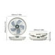 thumbnail image 4 of Mini ventilador ajustable con clip, 3 velocidades, ventilador de escritorio USB ajustable para el hogar (negro), 4 of 8