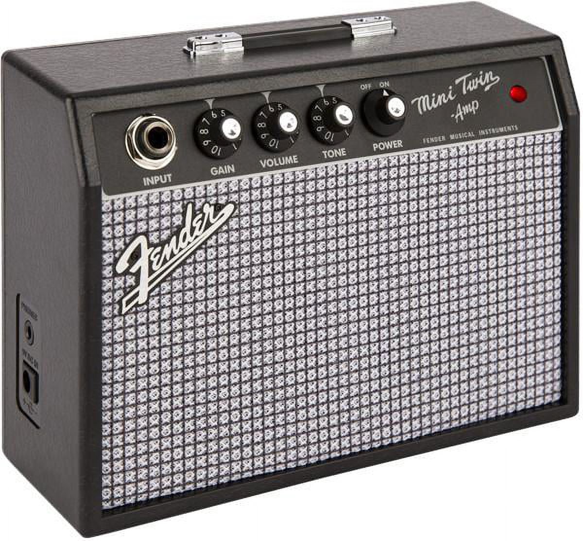 Fender '65 Twin Silverface Guitar Mini Amplifier - A Portable Classic Amp