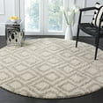 thumbnail image 2 of Safavieh Arizona Briella Geometric Shag Area Rug or Runner, 2 of 9