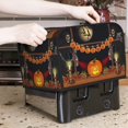 thumbnail image 6 of KLL Halloween Decoration Print 4 Slice Toaster Dust Covers Kitchen Small Appliance Cover with 2 Pockets,Can hold Jam Spreader Knife & Toaster Tongs (12.4 x 10.6 x 8.2), 6 of 6